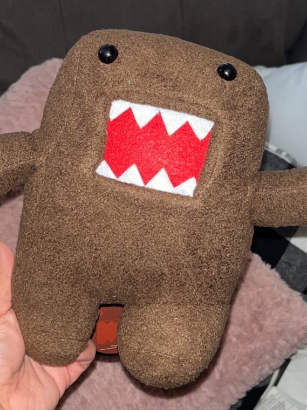Domo Plush with Red Mouth - Kids Soft Collectible